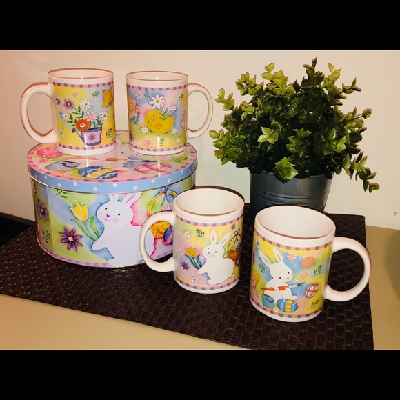 ☕️Brand New! Coffee Mug Set with Collectable Tin☕️ - Picture 5 of 5